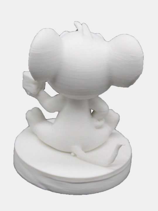 Фигурка интерьерная Мышонок Джерри с сыром 3D, статуэтка для декора и раскрашивания - 