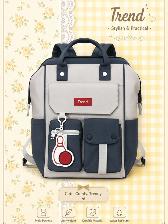 Onalar uchun ryukzak, bolalar buyumlari sumkasi, diaper backpack, katta sig'imli ryukzak - 