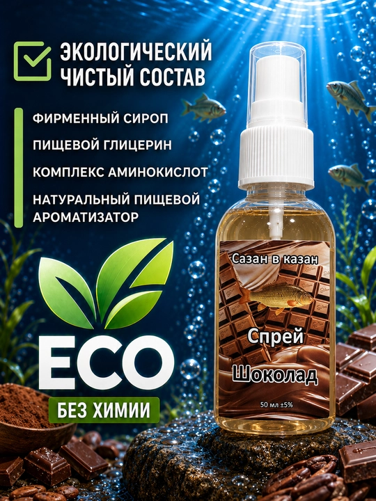 Спрей рыболовный для насадок с разными вкусами