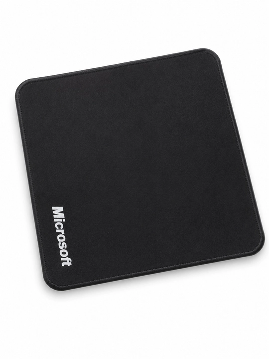 Microsoft yozuvli sichqoncha kovrigi, qora mouse pad 22x18 - 