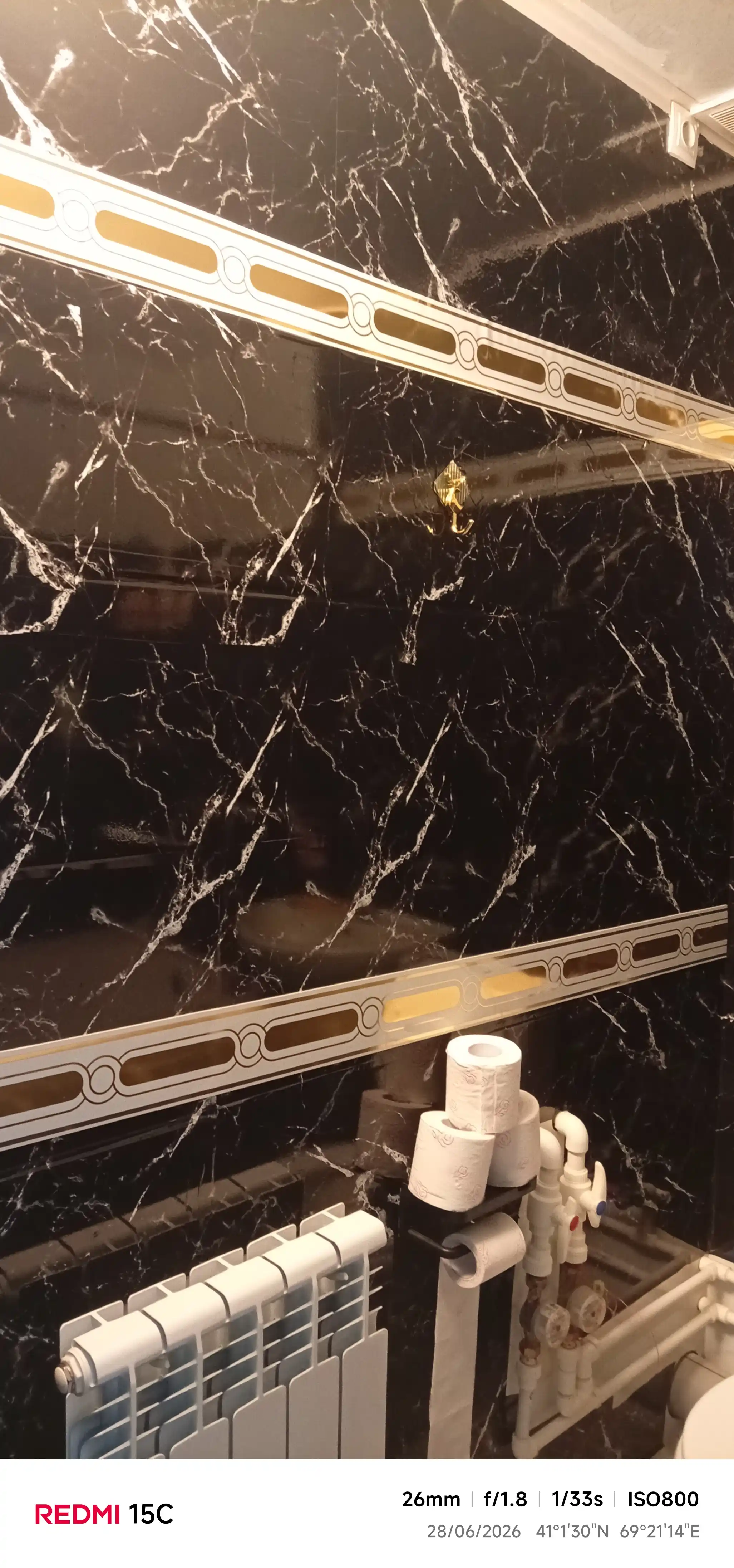 Devor, mebel va deraza uchun o‘zi yopishadigan dekor plyonka 10 sm x 5 m