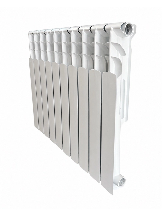 Alyuminiy radiator, 10 seksiyali, to‘plam bilan
