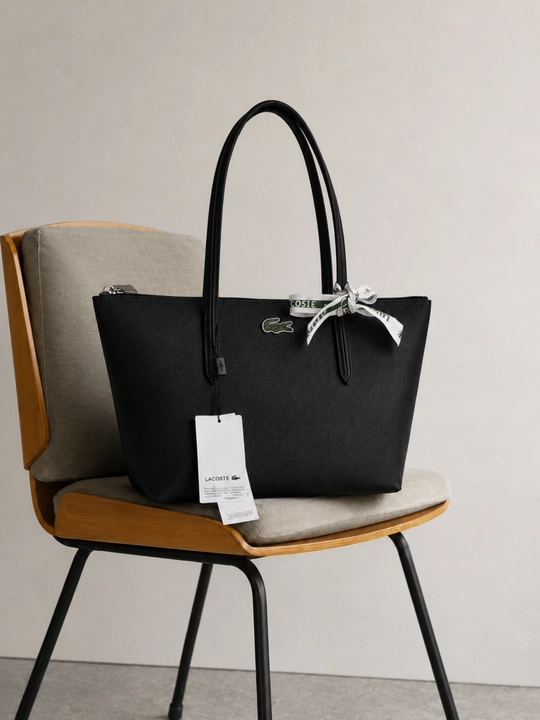 Ayollar shopper sumkasi, katta sig‘imli yelka sumka, qora ko‘k bordoviy