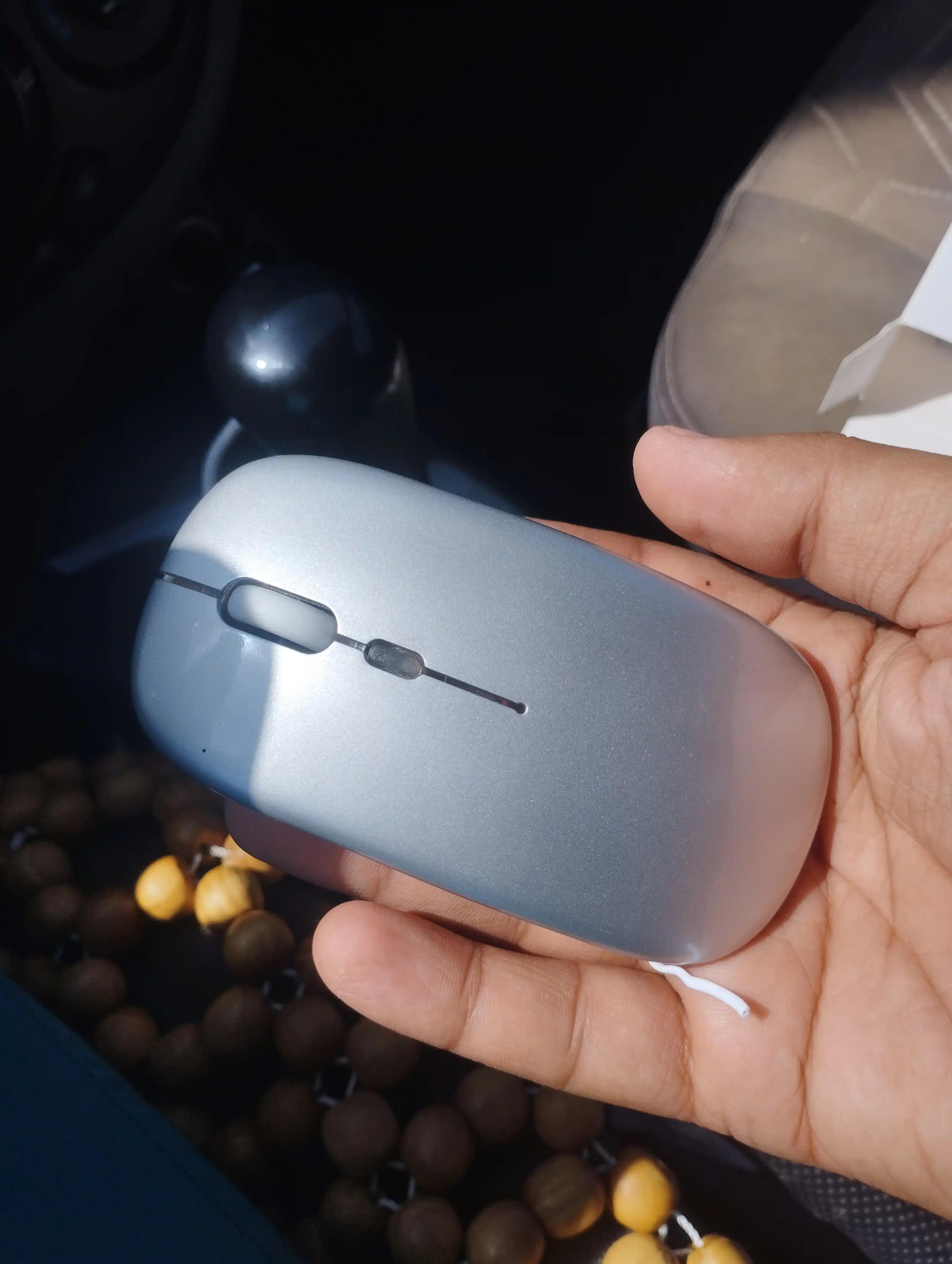 Беспроводная мышь Bluetooth + USB с RGB подсветкой, тихий клик, 3 DPI для ноутбука и ПК
