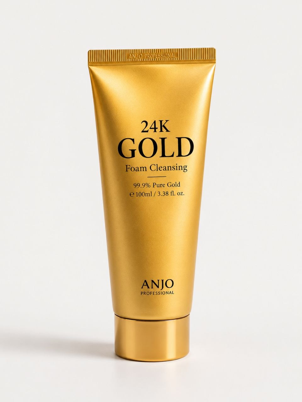 ANJO Professional 24K Gold oltinli yuzni tozalovchi va namlantiruvchi ko‘pik, 100 ml - 