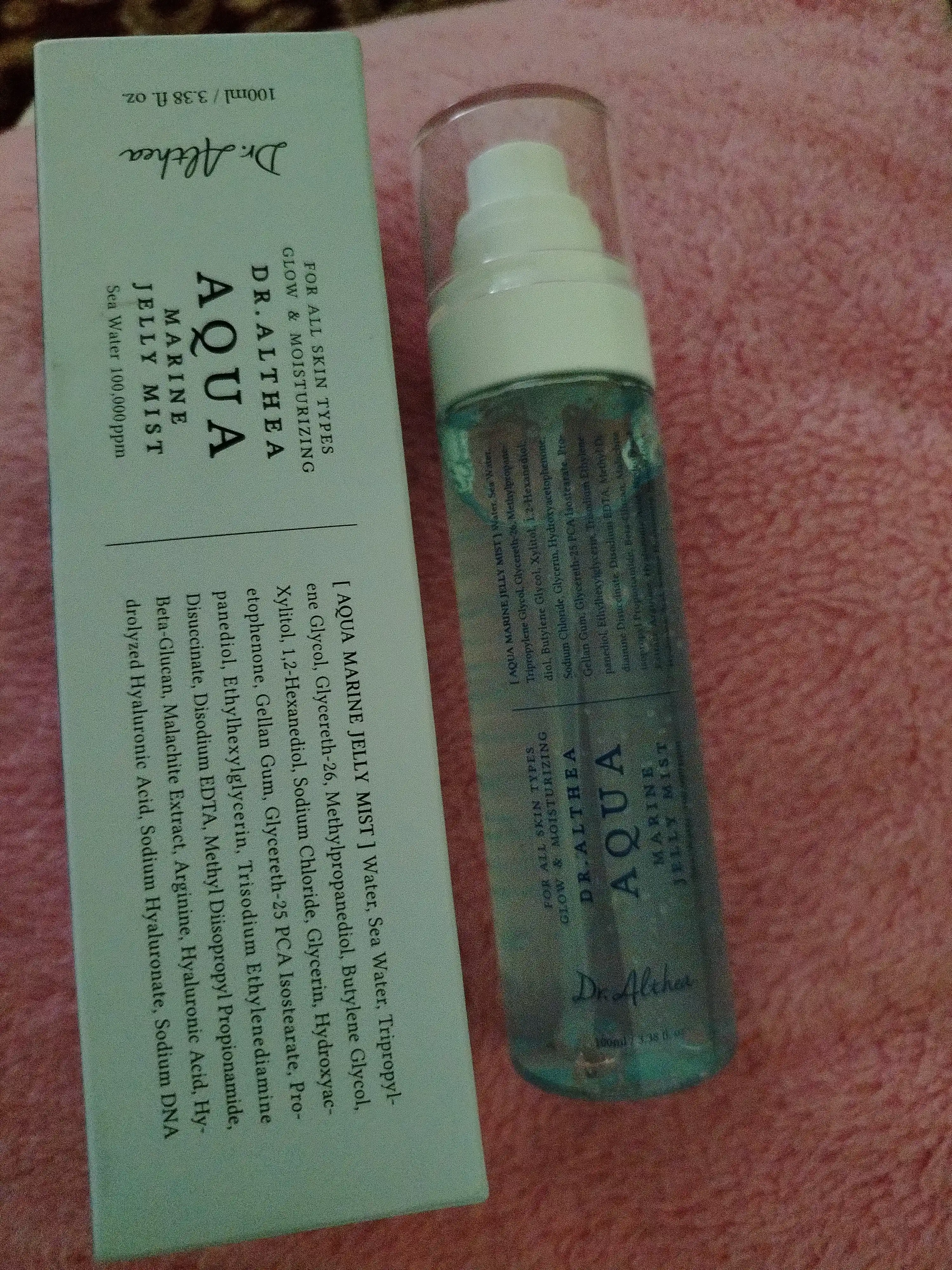 Dr. Althea aqua jelly mist  — yuz uchun namlovchi mist-sprey, PDRN bilan, 100 ml