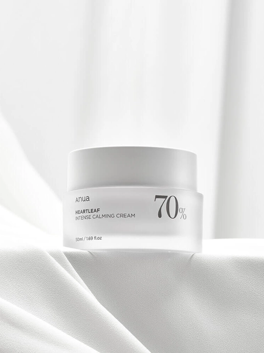 Anua Heartleaf 70% Intense Calming Cream — успокаивающий крем с хауттюйнией 70%