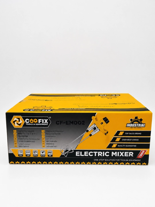 COOFIX Qurilish mikseri, 1200Vt 6 xil tezlikda ishlaydigon