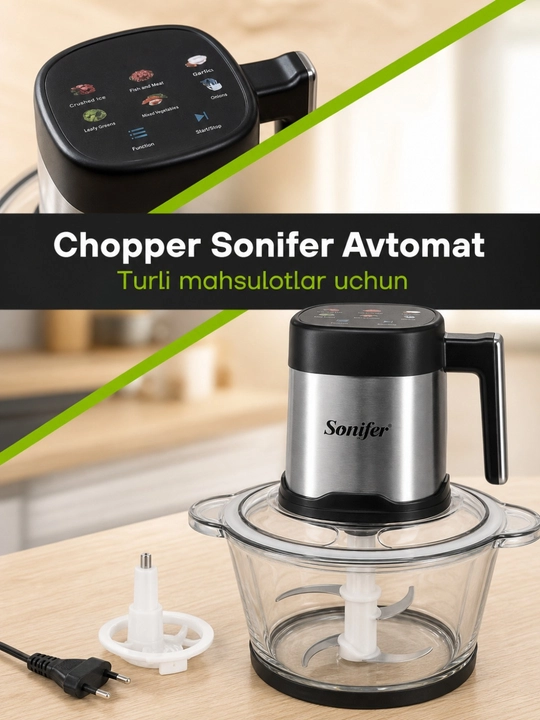 CHOPPER elektr maydalagich. Sonifer SF-8170 Sensorli