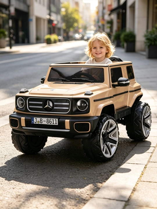 Детский электромобиль 24V, 2 места, пульт 2.4G, Bluetooth, LED, 4 мотора