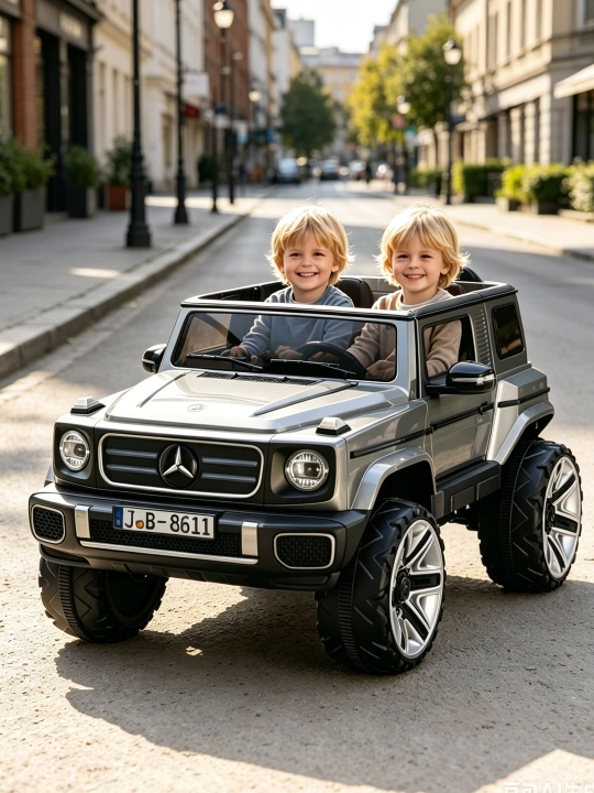 Детский электромобиль 24V, 2 места, пульт 2.4G, Bluetooth, LED, 4 мотора