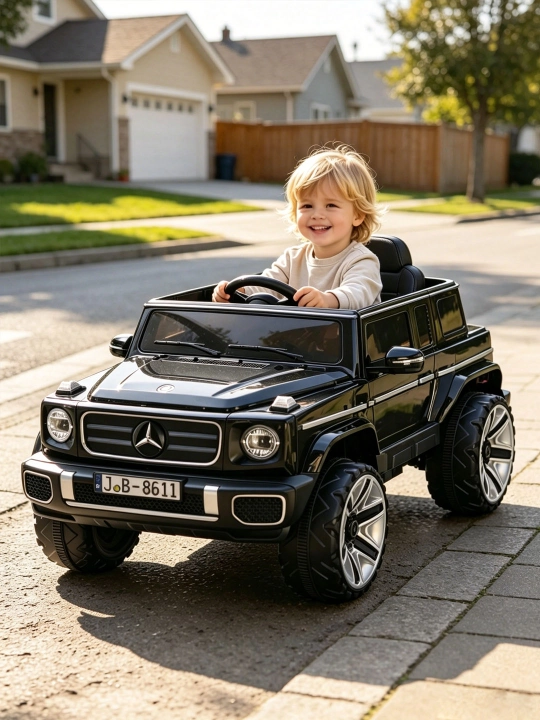 Детский электромобиль 24V, 2 места, пульт 2.4G, Bluetooth, LED, 4 мотора