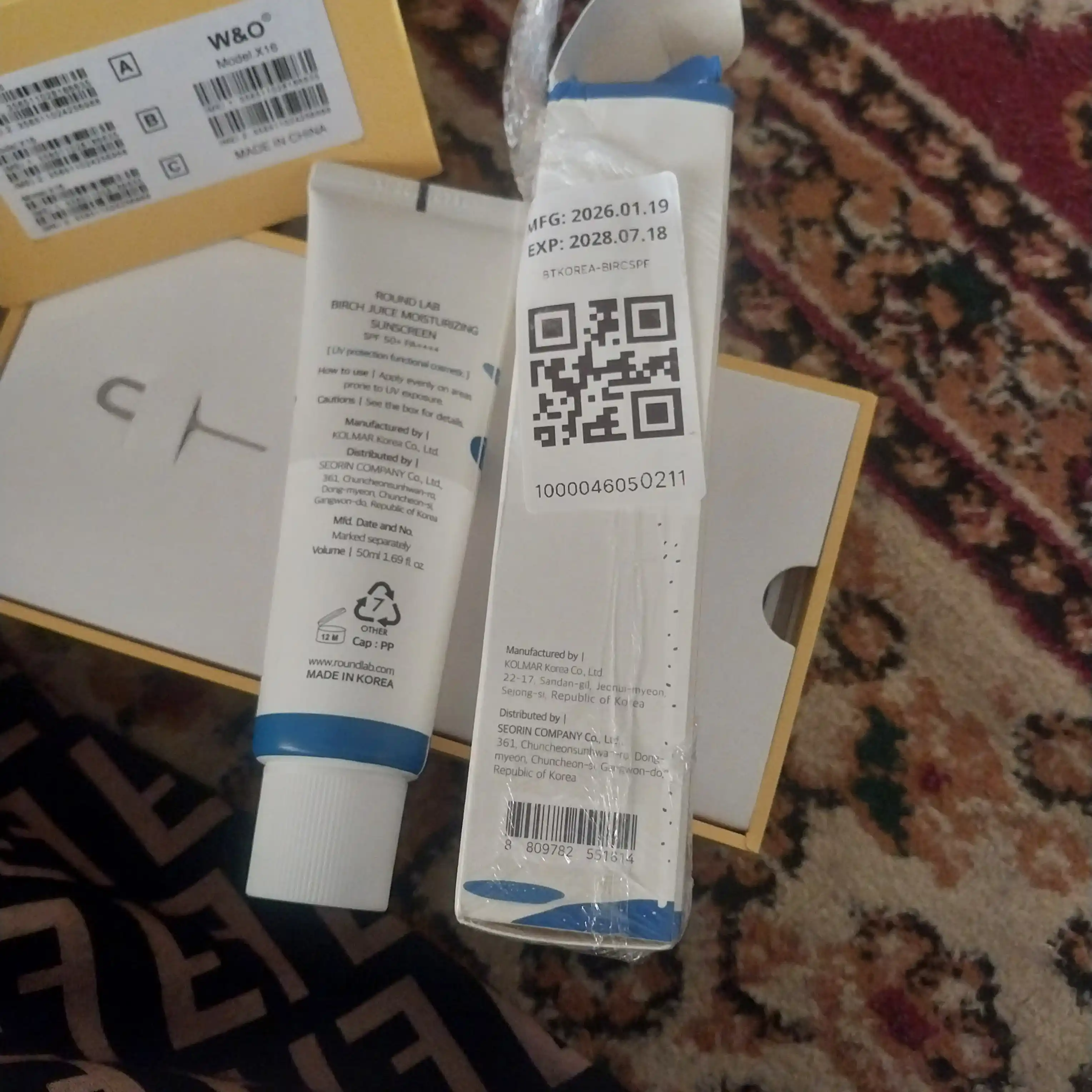 Quyoshdan himoyalovchi krem Round Lab, spf Round Lab, Birch Juice Sunscreen