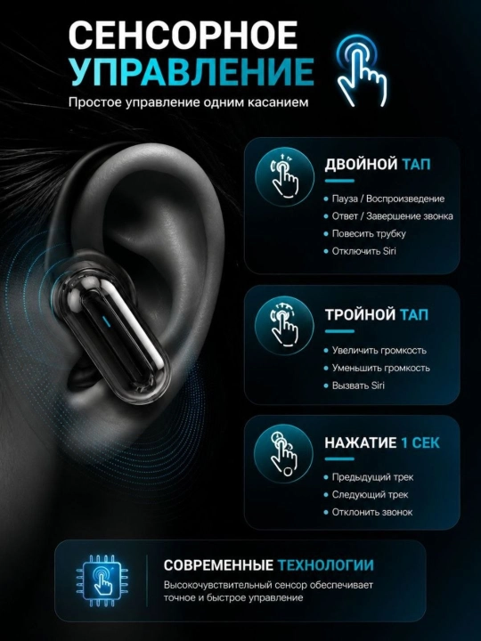 Simsiz quloqchinlar Bluetooth , Android va iPhone uchun oq/qora rang IMS-ET030
