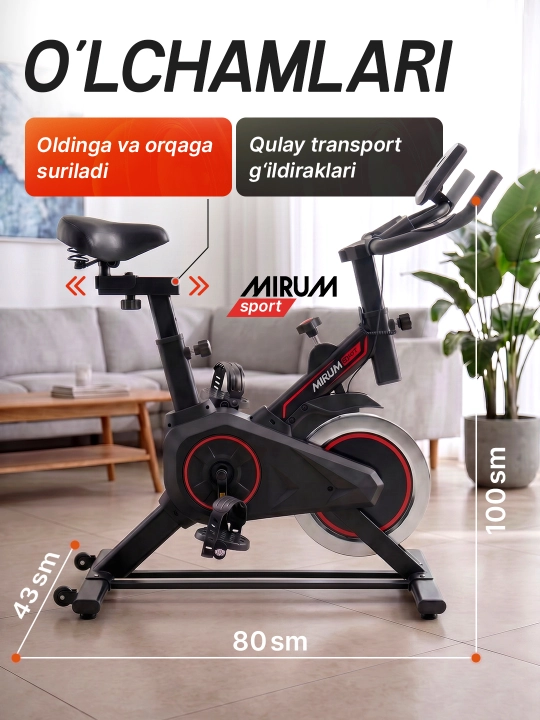 Велотренажер для дома Mirum Sport K850 / K750 / K200