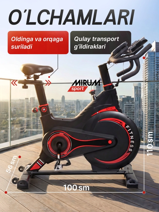 Велотренажер для дома Mirum Sport K850 / K750 / K200