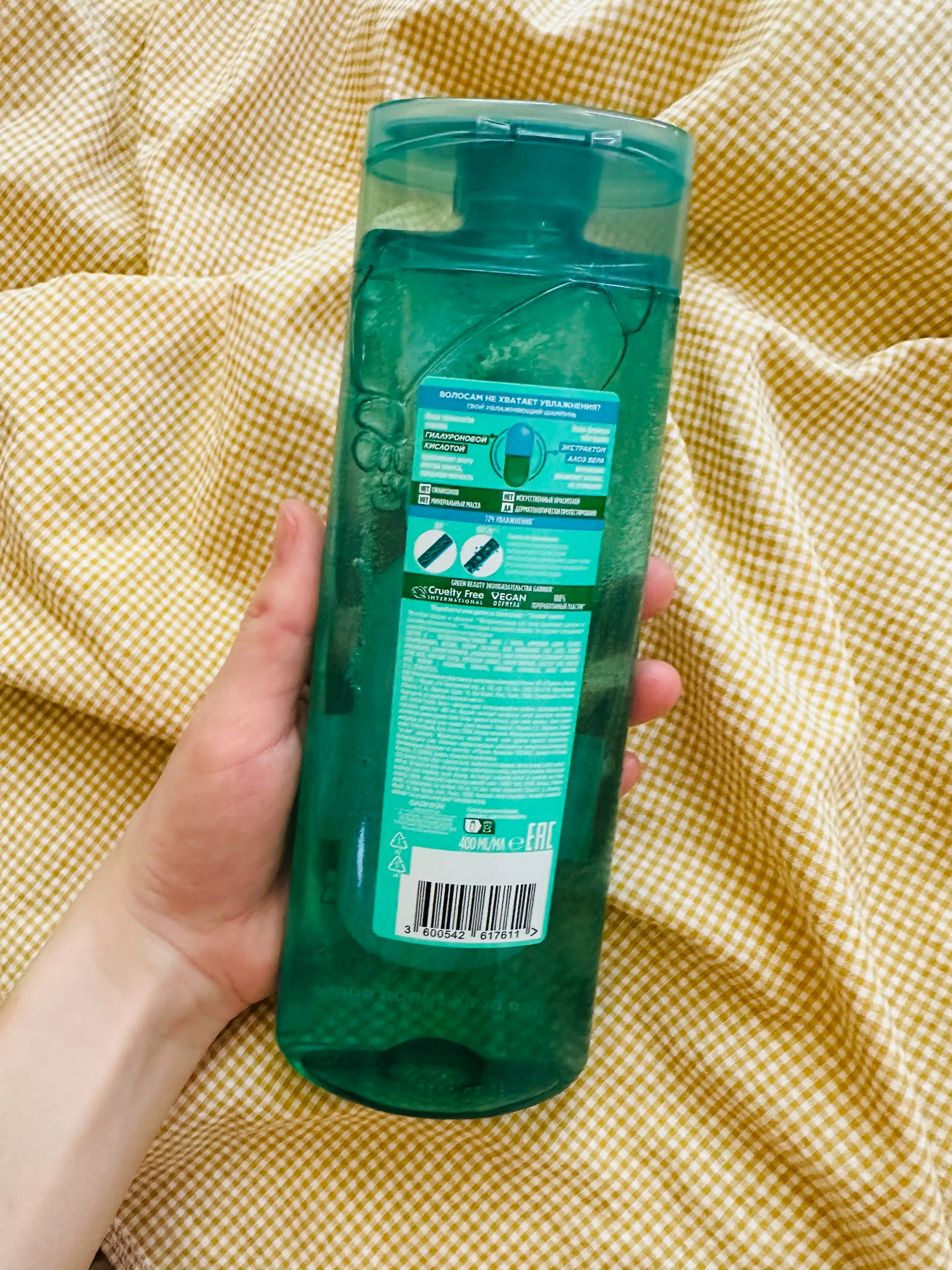 GARNIER Fructis Shampun Sochlar uchun Aloe 400ml