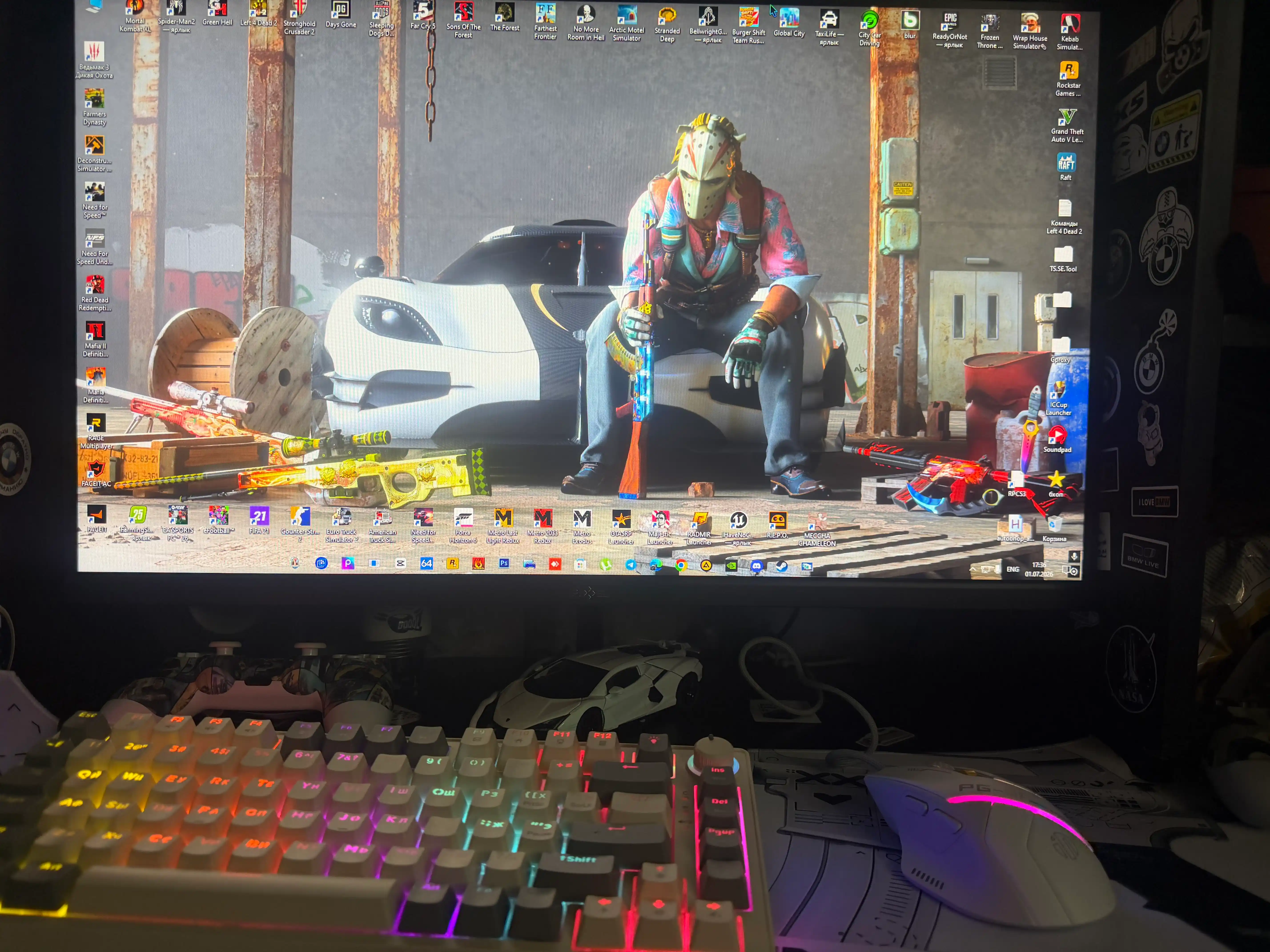 Inphic PG1 Supernova simli o‘yin sichqonchasi, RGB yorug‘lik bilan, 12000 DPI