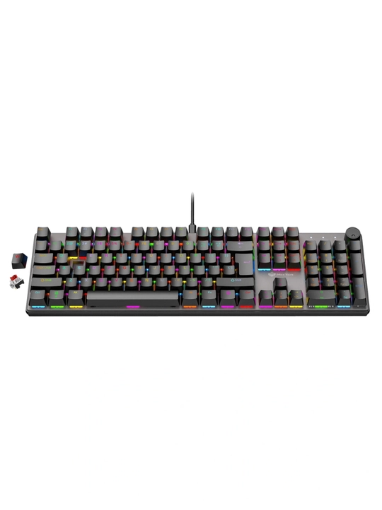 Игровая механическая клавиатура MK009 Pro,MeeTion,для геймеров,104 клавиши, RGB подсветкой