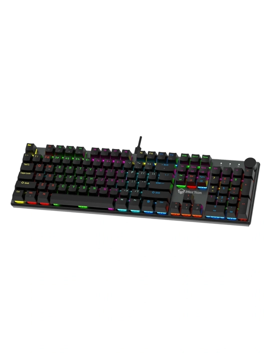 Игровая механическая клавиатура MK009 Pro,MeeTion,для геймеров,104 клавиши, RGB подсветкой
