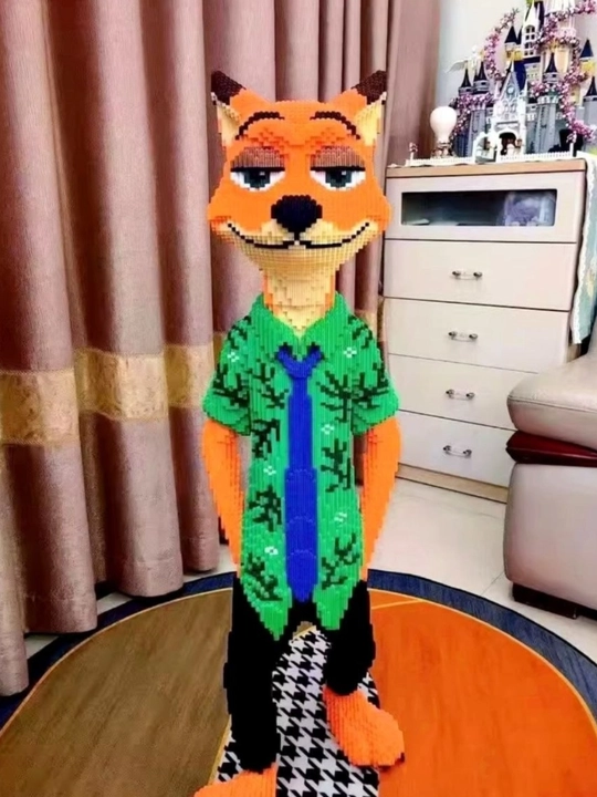 Lego 3D konstruktori, bolalar va kattalar uchuni boshqotirma, bolalar uchun rang-barang