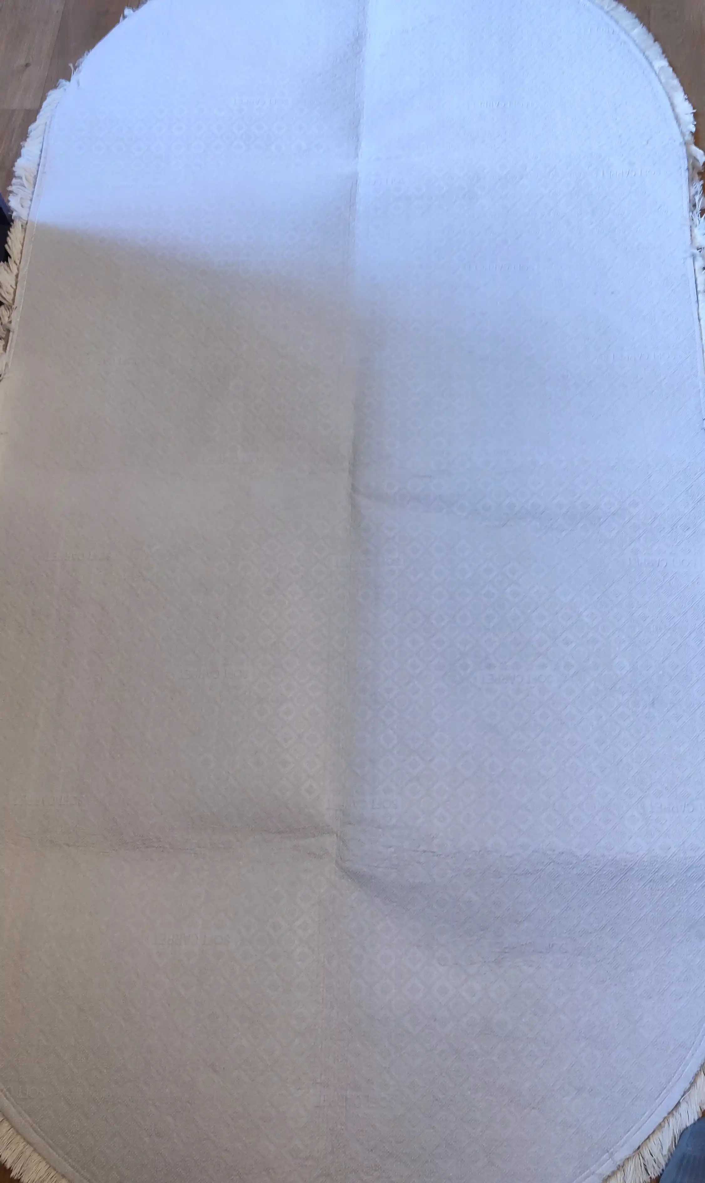 Oval gilam 100*200 sm o'lchamda