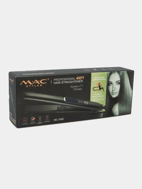 MAC Styler MC-3082 Premium Professional Soch Tekislagich | 450°F | LED Display