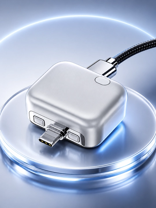 StopCharge Type-C aqlli zaryad adapteri, avtomatik o‘chirish bilan