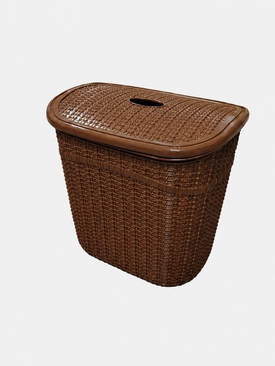 Universal plastik idish qopqoqli, saqlash qutisi, organizer, uy va ofis uchun 26×20×27 sm