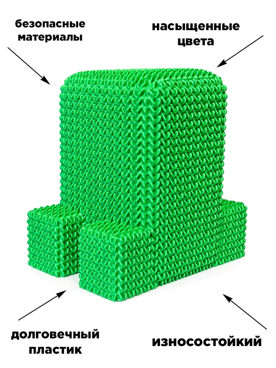 Creeper Minecraft, 3D фигурка с объёмной текстурой, декоративная игрушка