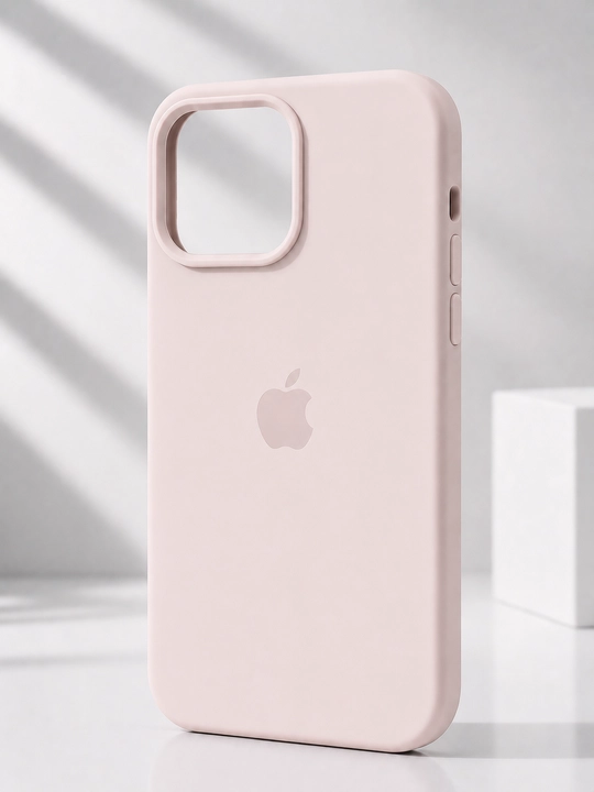 IPhone13/14/15/16Pro Max uchun ichki mikrofiber astarli silikon g‘ilof - 