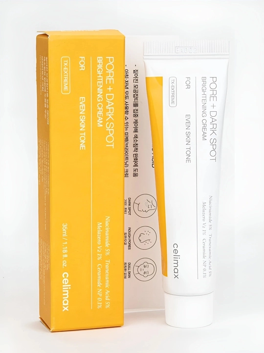 Осветляющий крем для лица Celimax Pore & Dark Spot Brightening Cream, 35 мл - 