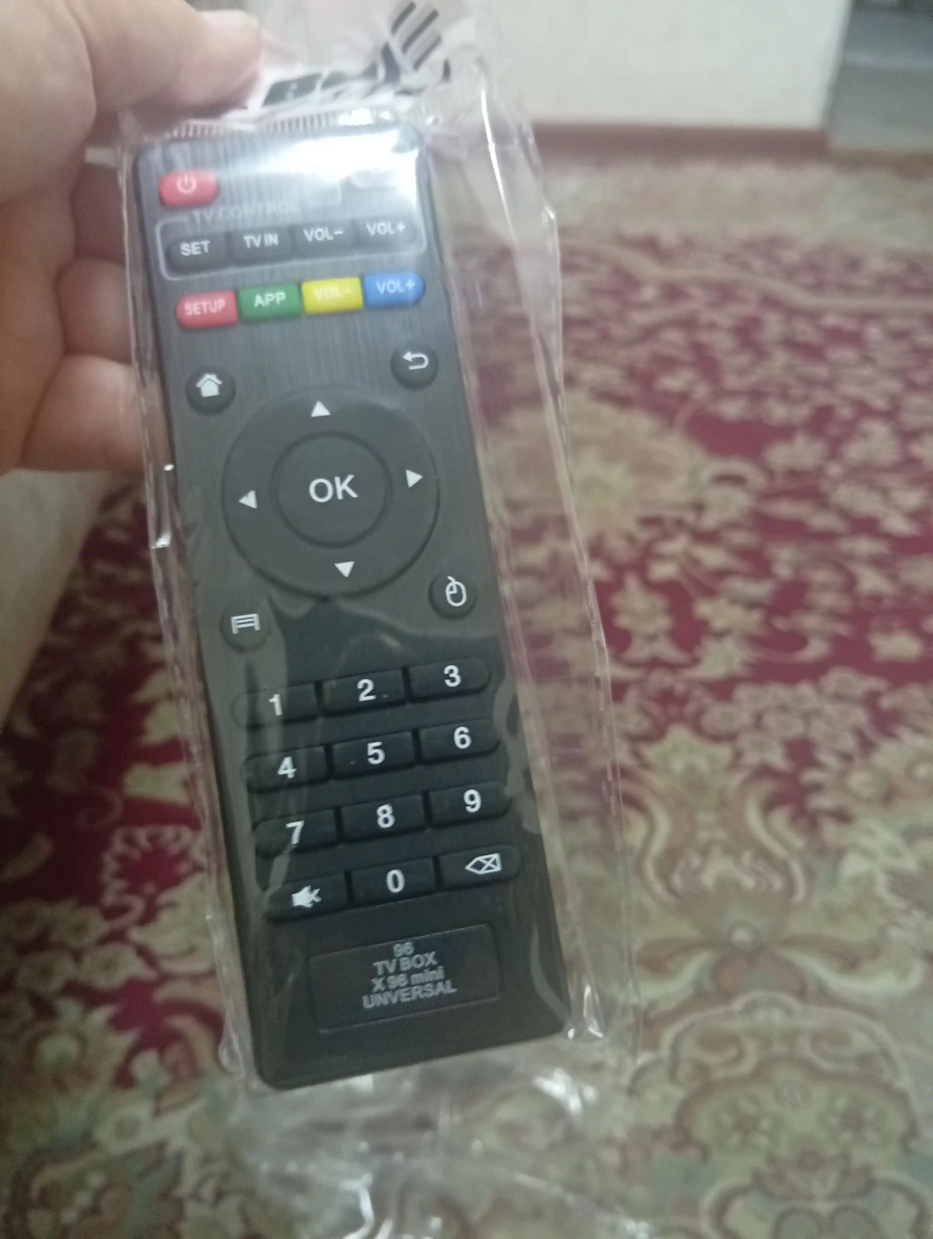 Android TV Box X96mini, X96Q PRO, G10S, Q5 uchun pult ovozli boshqaruv va Air Mouse bilan