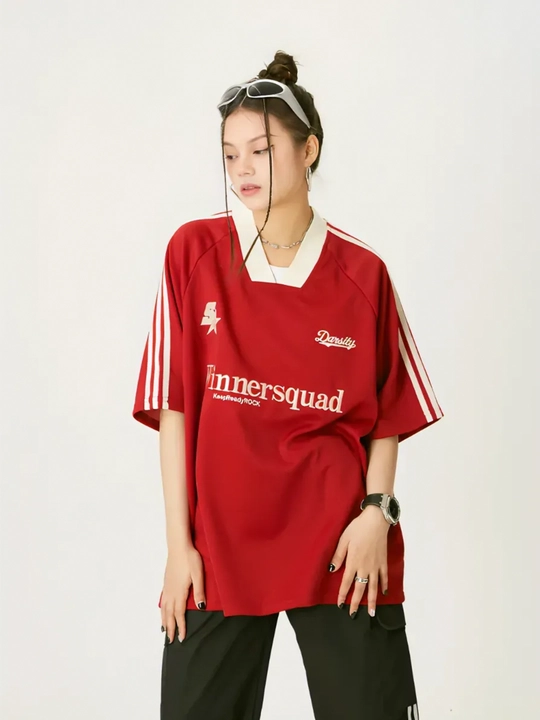 Ayollar uchun oversize futbolka oversize Y2K
