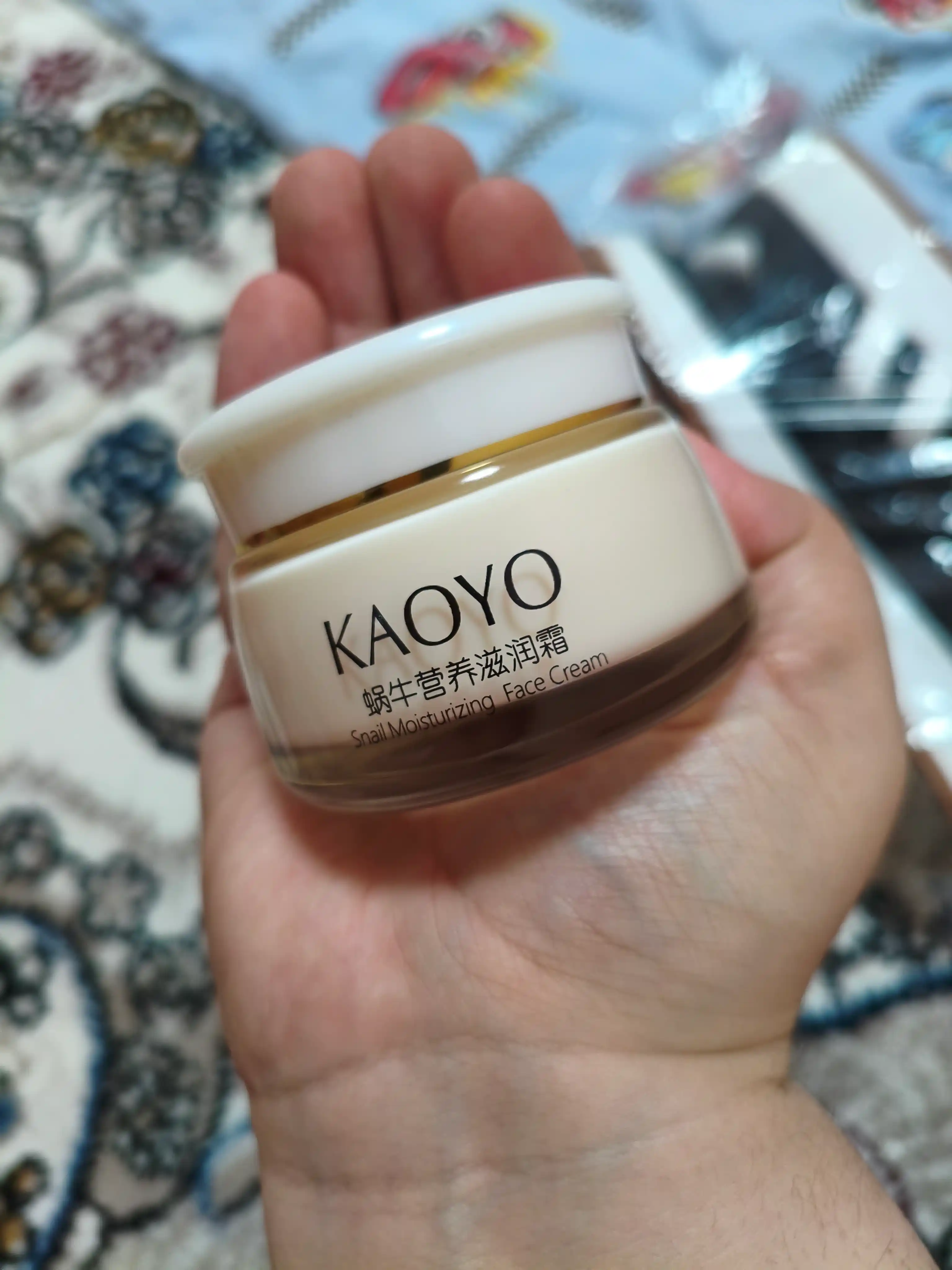 Крем для лица Kaoyo с экстрактом муцина улитки питательный и увлажняющий крем для лица, 60 гр