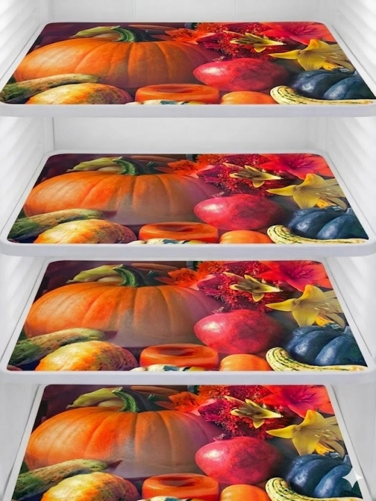 Sovutgich uchun gilamchalar toʻplami, 4 dona, 48×34 sm — yuviladigan, himoya qoplamasi - 