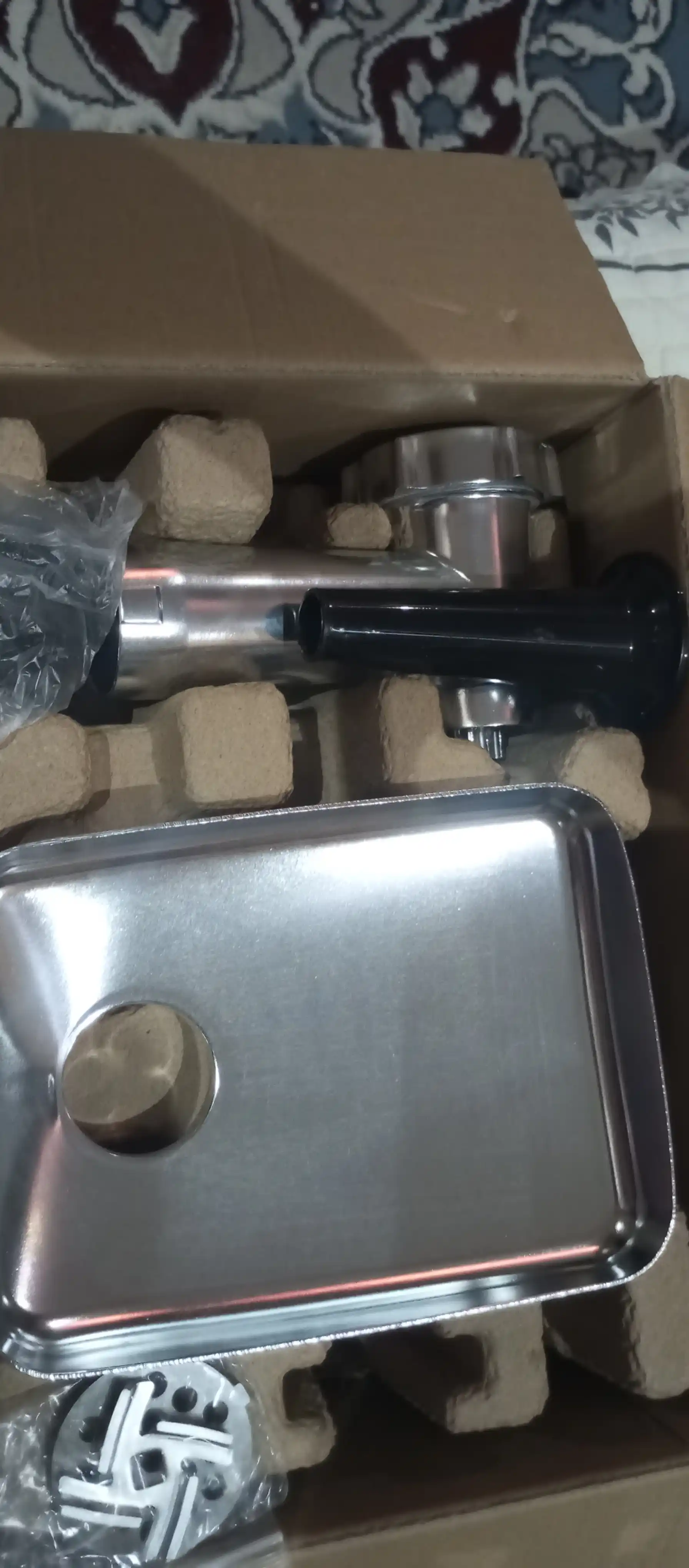Go sht qiymalagich 2200 Vt po'lat pichoq 5-7 mm nozul kolbasa kubbe revers himoya VIDARTE