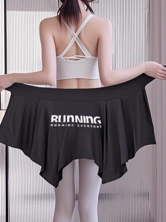 Yopinchiq sport yubkasi, yoga, raqs va fitnes uchun yopinchiq yubka