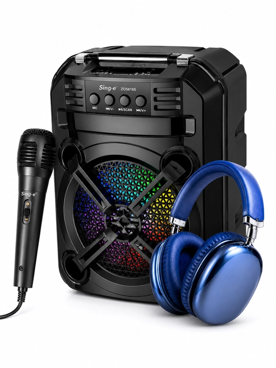 Kalonka Bluetooth karnay,musiqa uchun, kuchliUSB, AUX va TF kartalarini qo‘llab-quvvatlash
