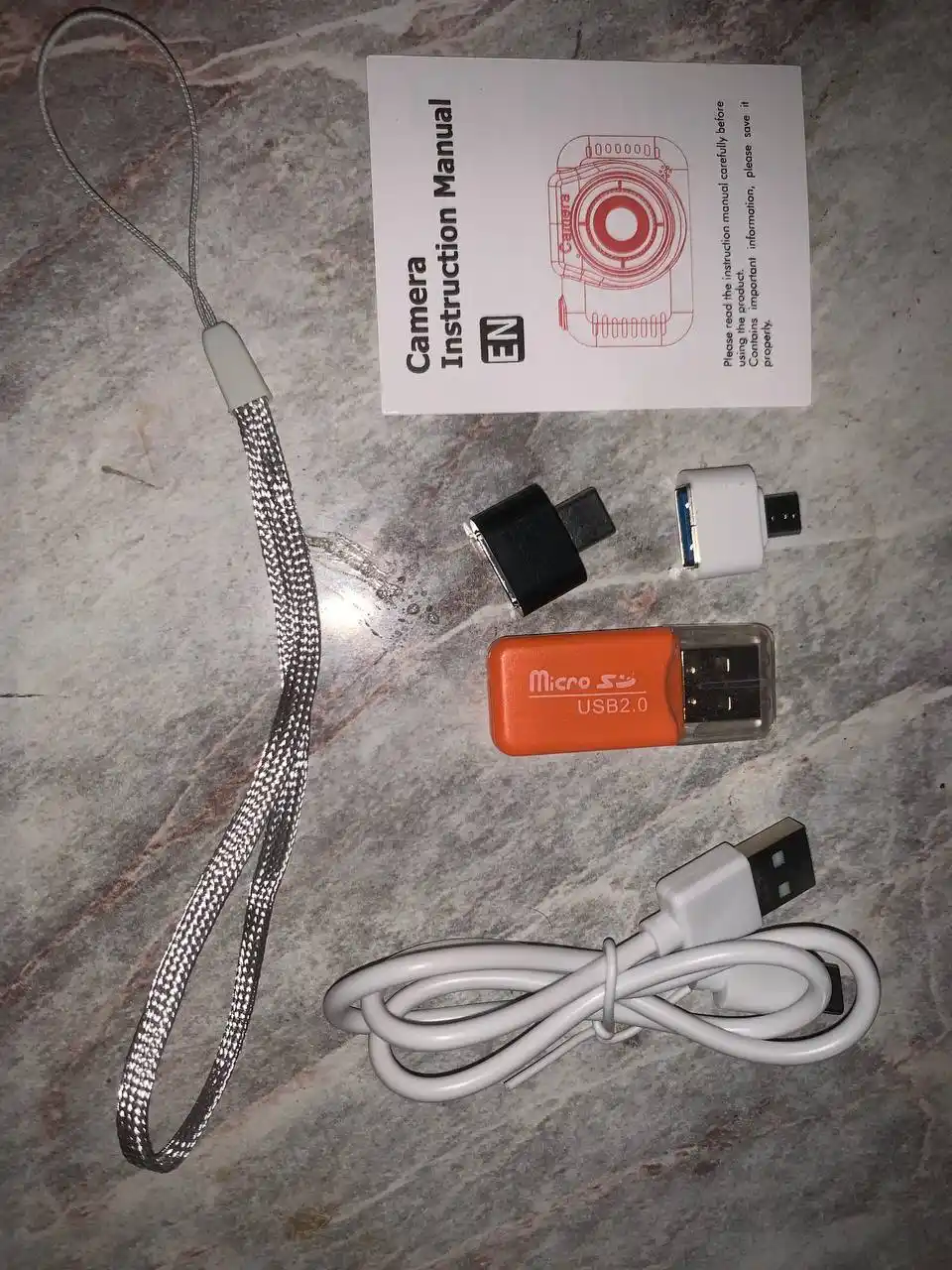 Portable digital point-and-shoot camera with HD 1080P, 8X digital zoom, AF focus