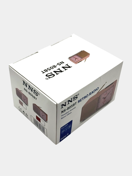 Analog soat funksiyasi FM radio va Bluetooth funksiyali MP3 karnaylarga ega retro