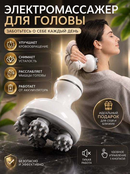 Электромассажер для головы - 