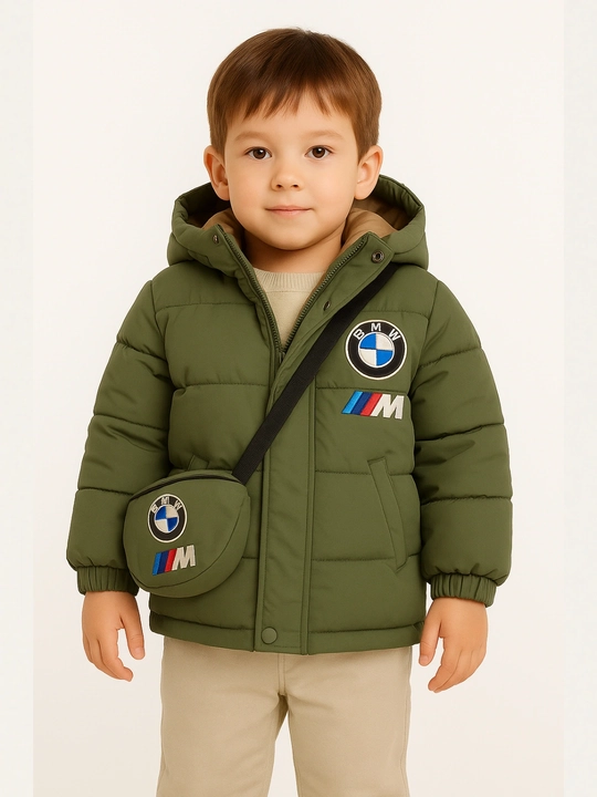 Детская куртка BMW, зимняя одежда для детей, куртка для мальчиков, куртка - 