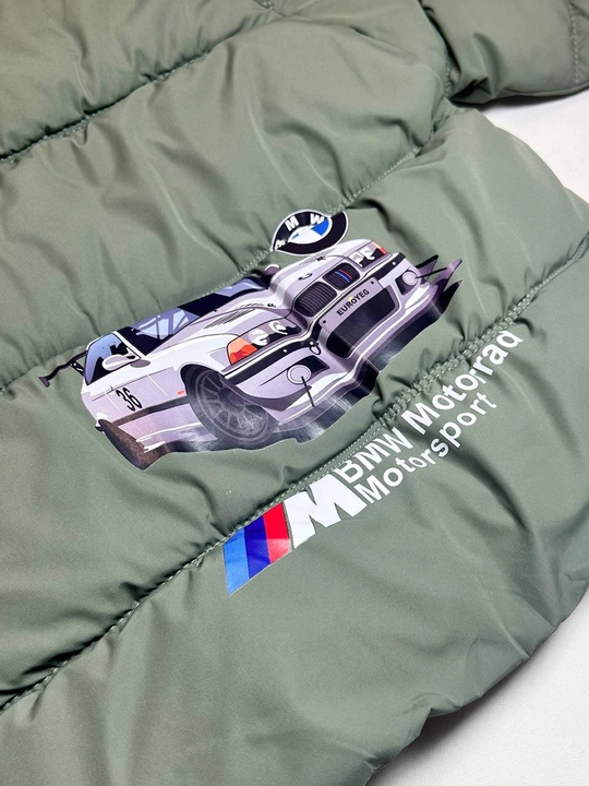 Детская куртка BMW, зимняя одежда для детей, куртка для мальчиков, куртка