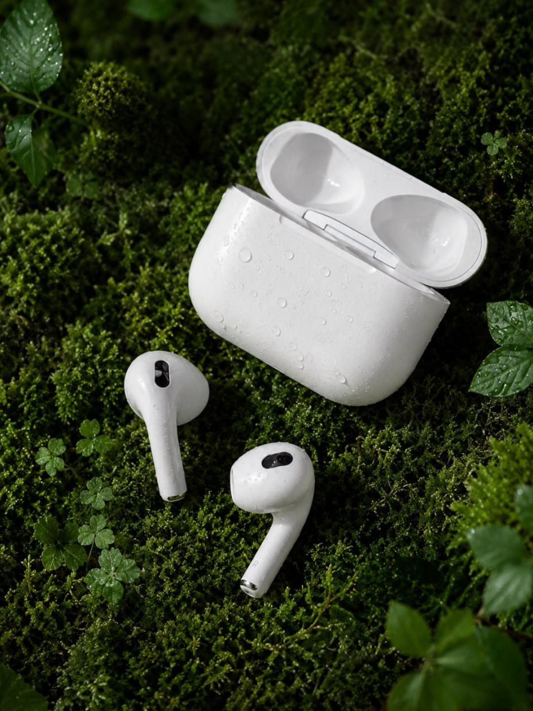 Simsiz quloqchinlar Pods 3, sensorli va blutuz naushniklar, iPhone va Android uchun