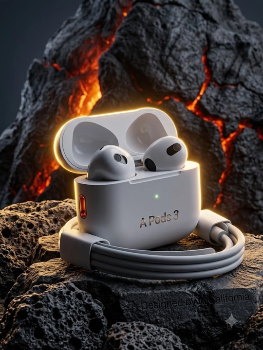 Simsiz quloqchinlar Pods 3, sensorli va blutuz naushniklar, iPhone va Android uchun