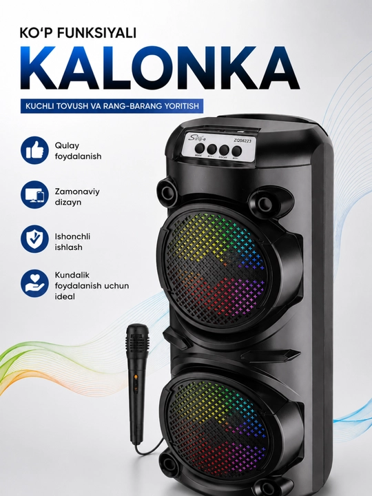 ZQS6223 — Bluetooth колонки для музыки и отдыха - 