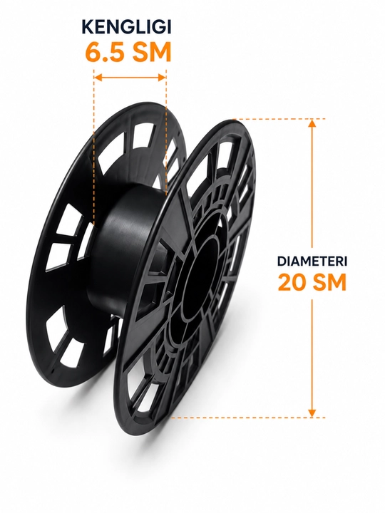Bo‘sh g‘altak (plastik g‘altak) – diametri 20 sm, qalinligi 6-7 sm