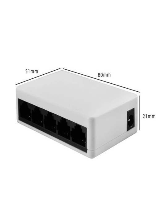 Коммутатор сетевой RJ45 5/8 портов, Ethernet Switch, LAN для дома, офиса и IP-камер