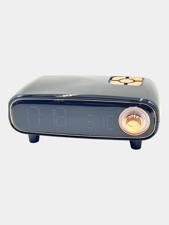 Ko'p funksiyali simsiz Bluetooth karnay va stol elektron soatili radio